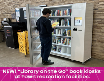 New Library book kiosks